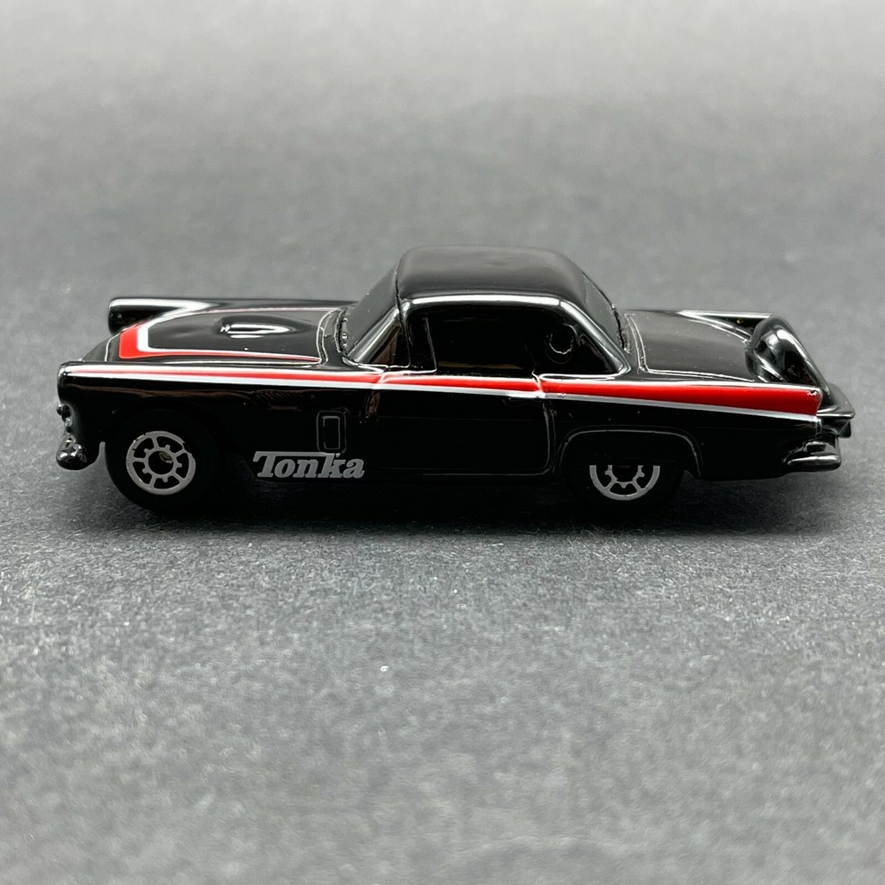 Maisto Tonka 1956 56 Ford Thunderbird Tbird Diecast Car Black Diecast 1/64 Scale